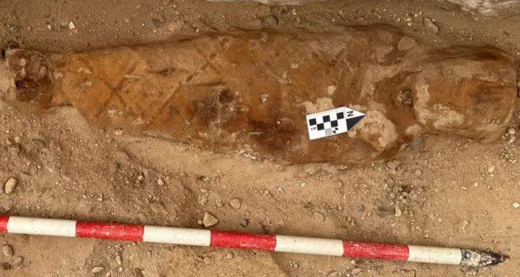 Hallan en Egipto momia con un fragmento de la Ilíada