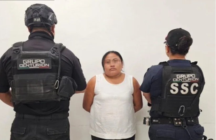 Protestan Chiquilá mujer extorsión