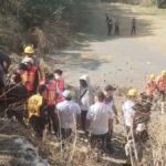 Policías y manifestantes protagonizan jornada de violencia en Naucalpan, Edomex