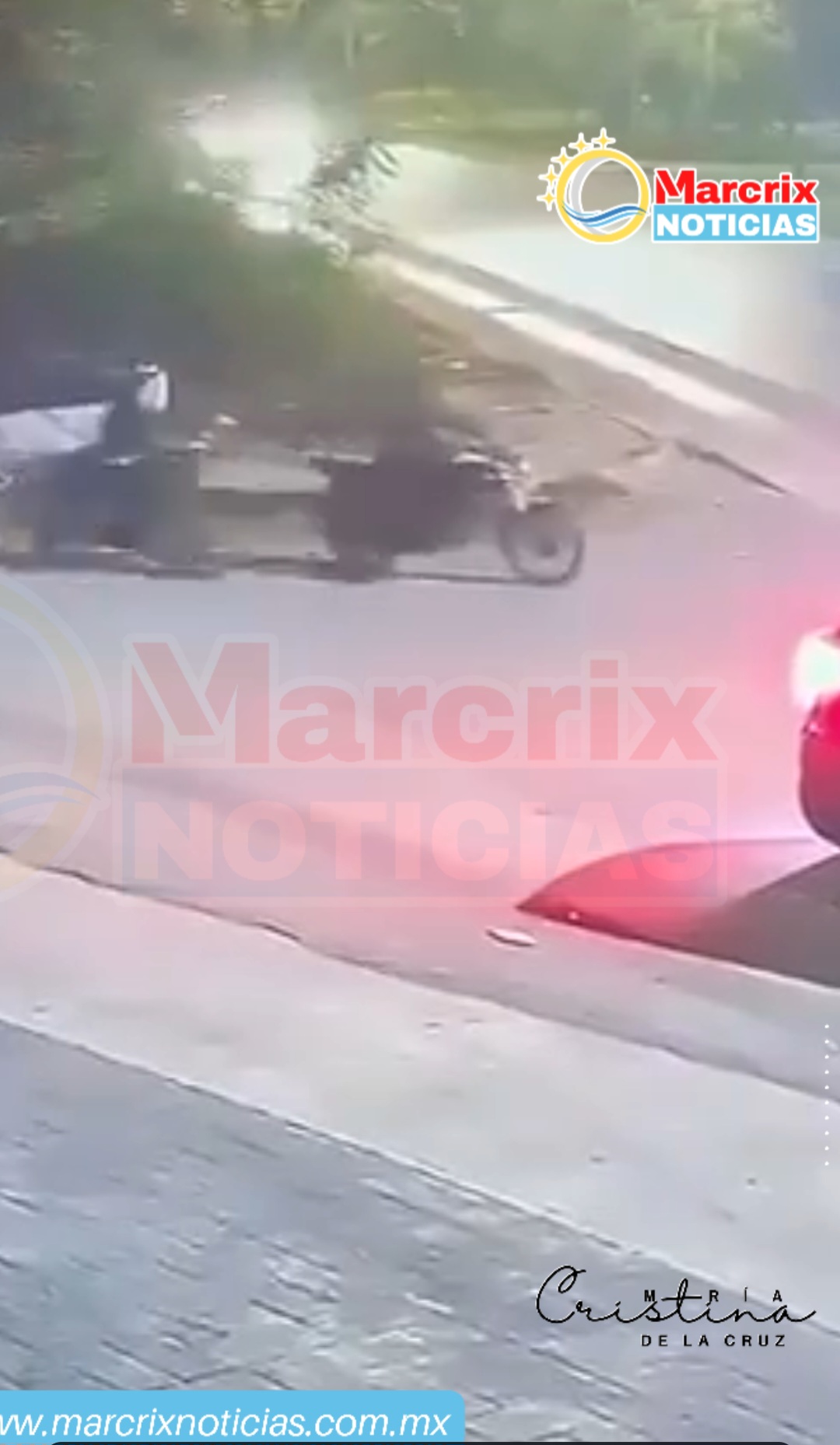 Captan robo de motocicleta durante rodada en la avenida Huayacán de Cancún