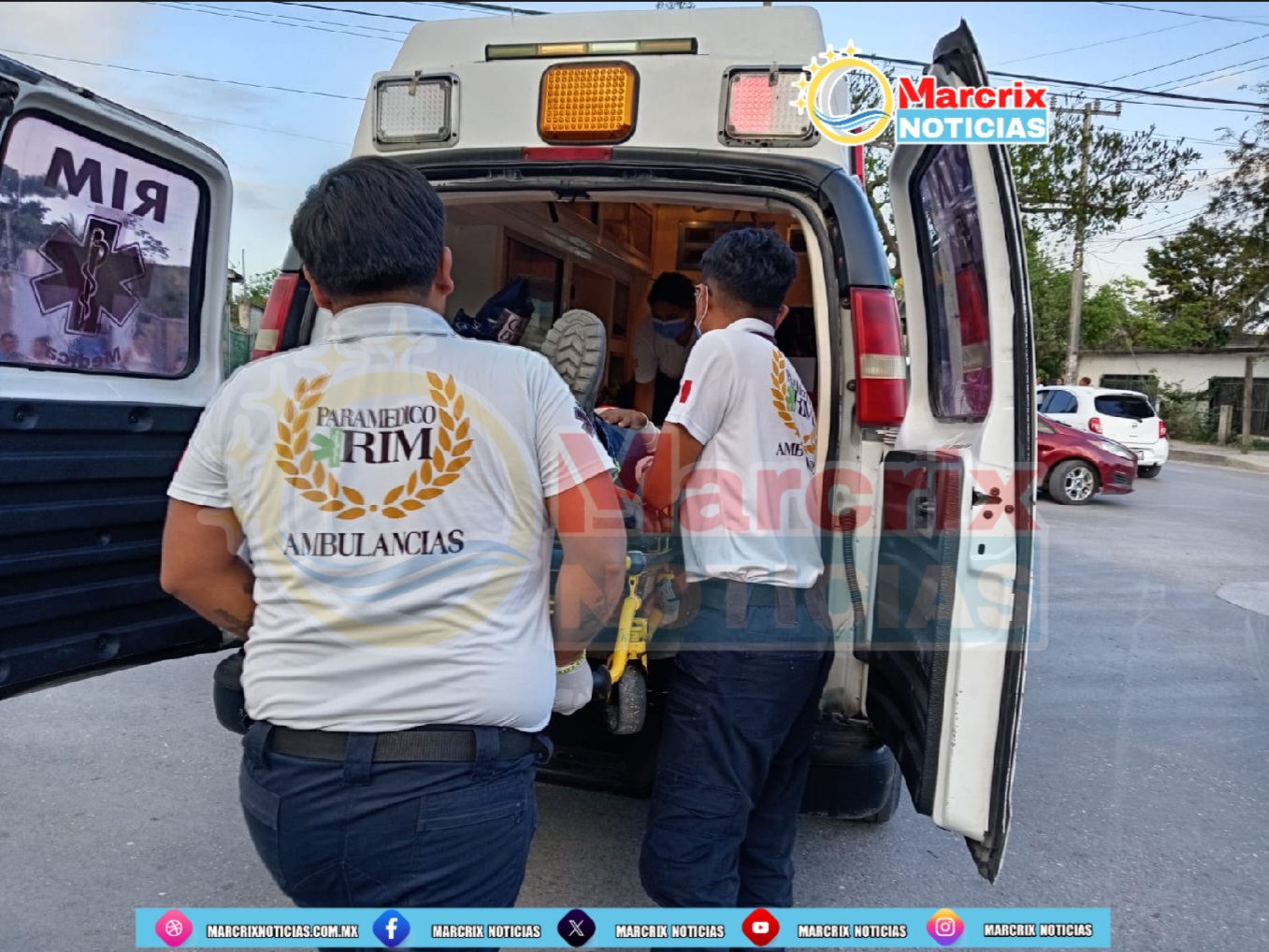 Motociclista lesionado cancún
