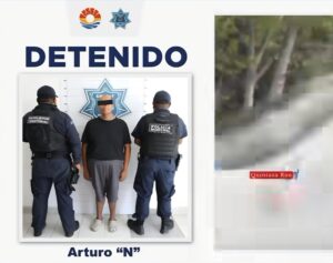 Detienen a un hombre que intentaba robar placas vehiculares en el Malecón Tajamar