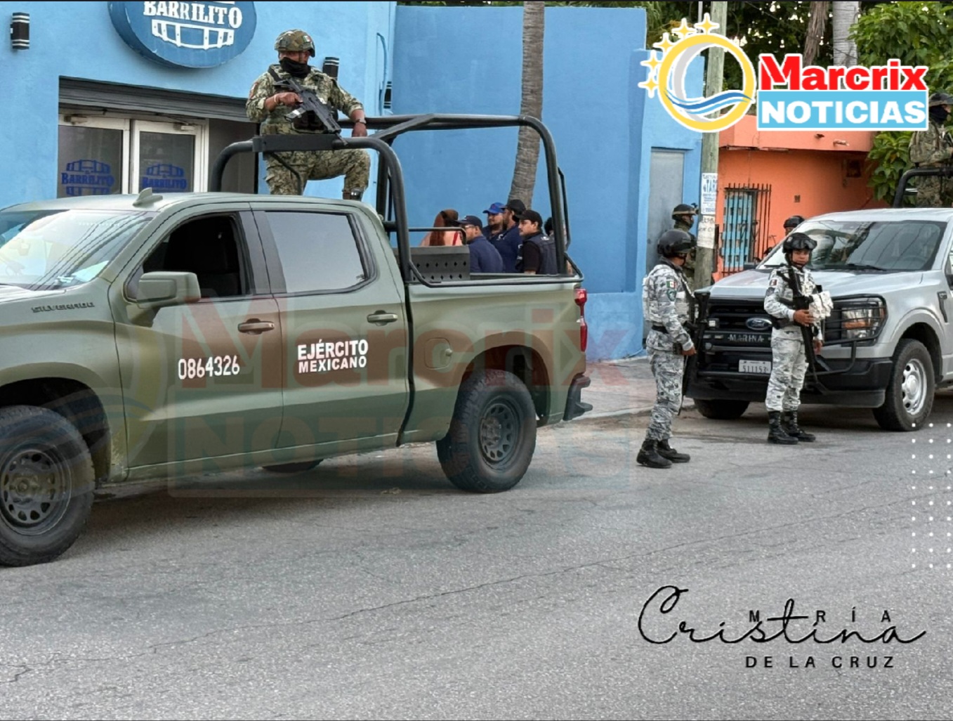 Realizan operativo en bar asegurado en la avenida Bonampak de Cancún
