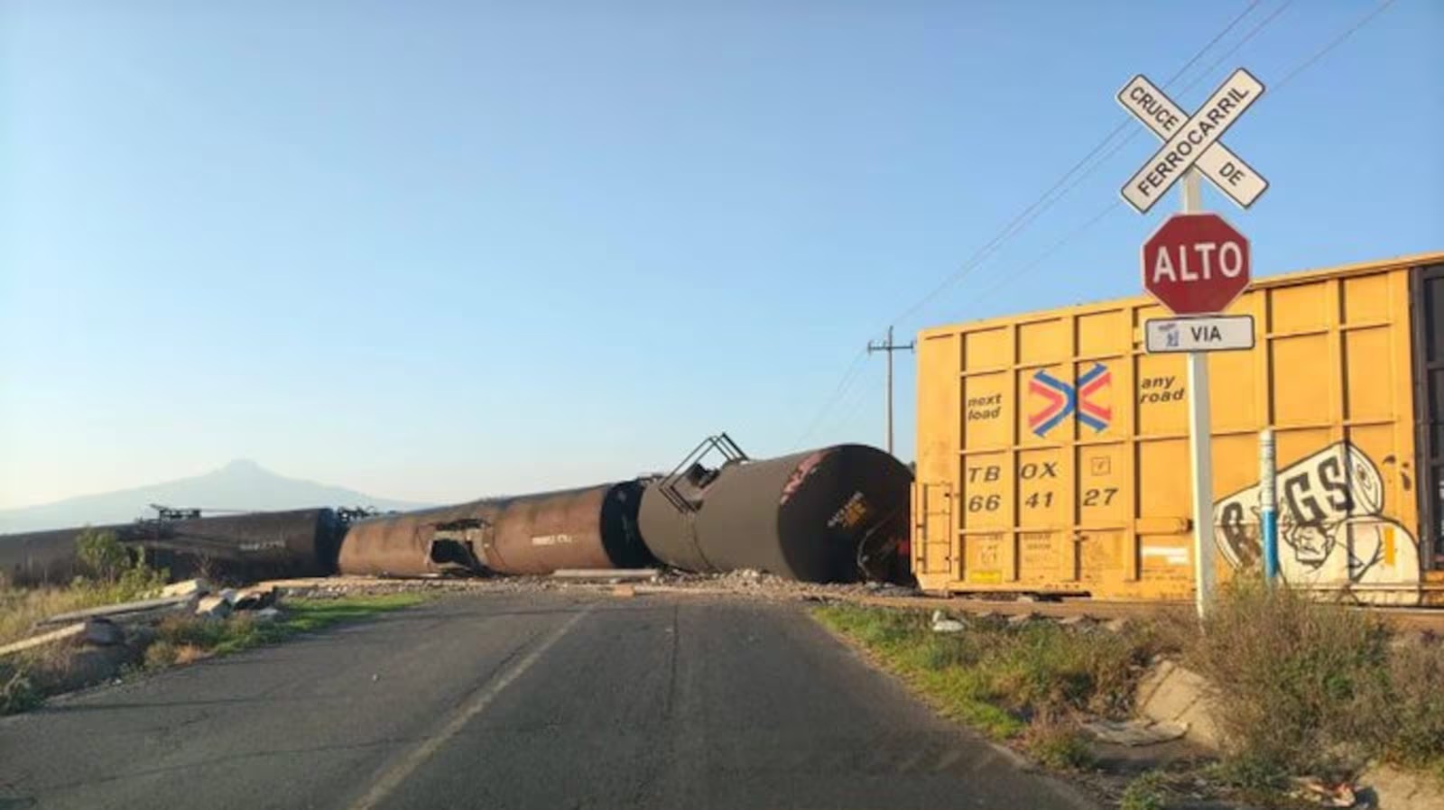 Descarrilamiento tren Tlaxcala