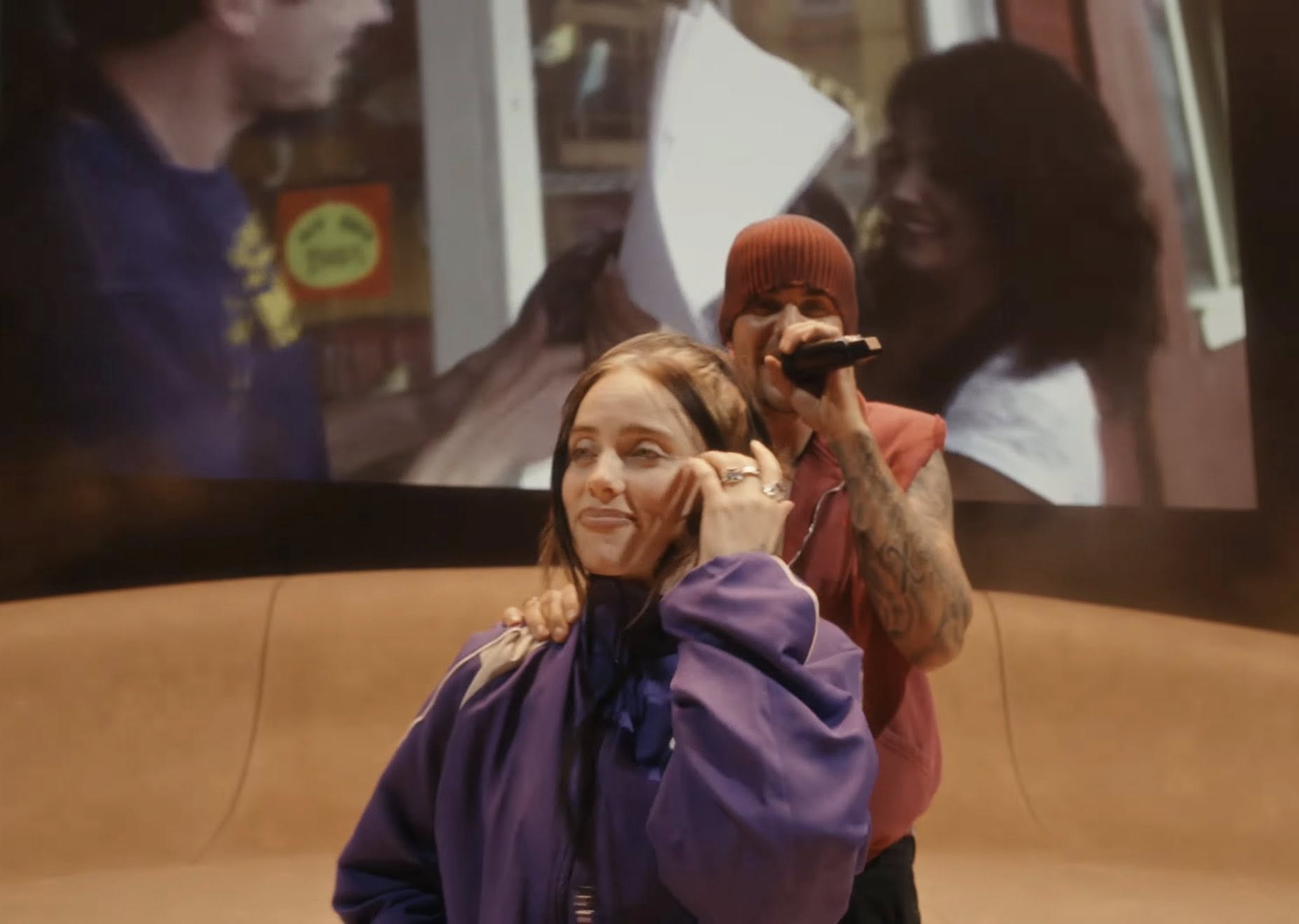 Billie Eilish y Justin Bieber en Coachella 2026