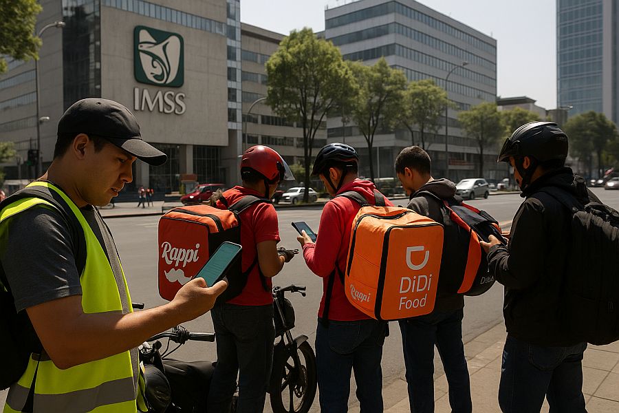 Por primera vez en México, repartidores de apps recibirán utilidades