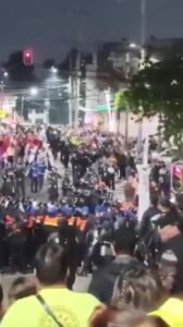 Se registraron jaloneos previo al Viacrucis en Iztapalapa