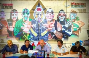 AAA Border desata una batalla estelar de lucha libre en Cancún con cartel de alto impacto