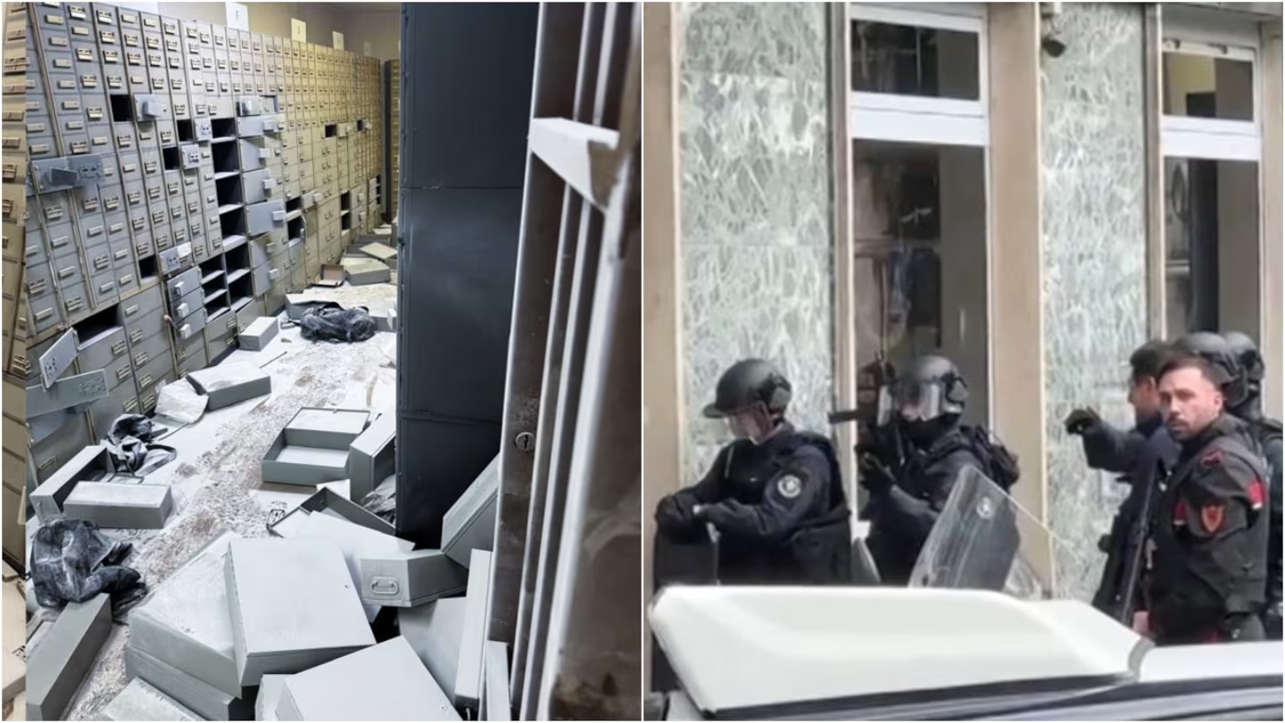 robo en Banco de Napoles