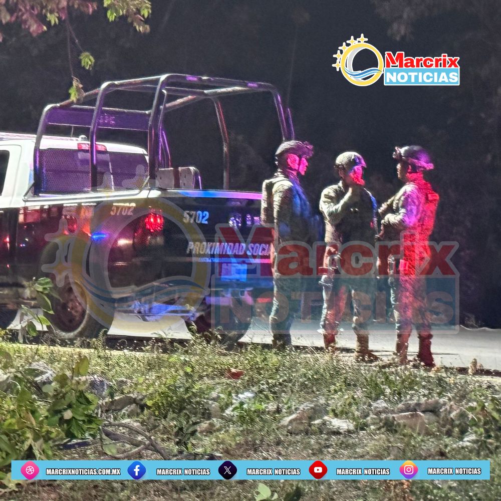 Cinco elementos de la Secretaría de Marina resultaron ilesos tras un accidente vial en la zona continental de Isla Mujeres.