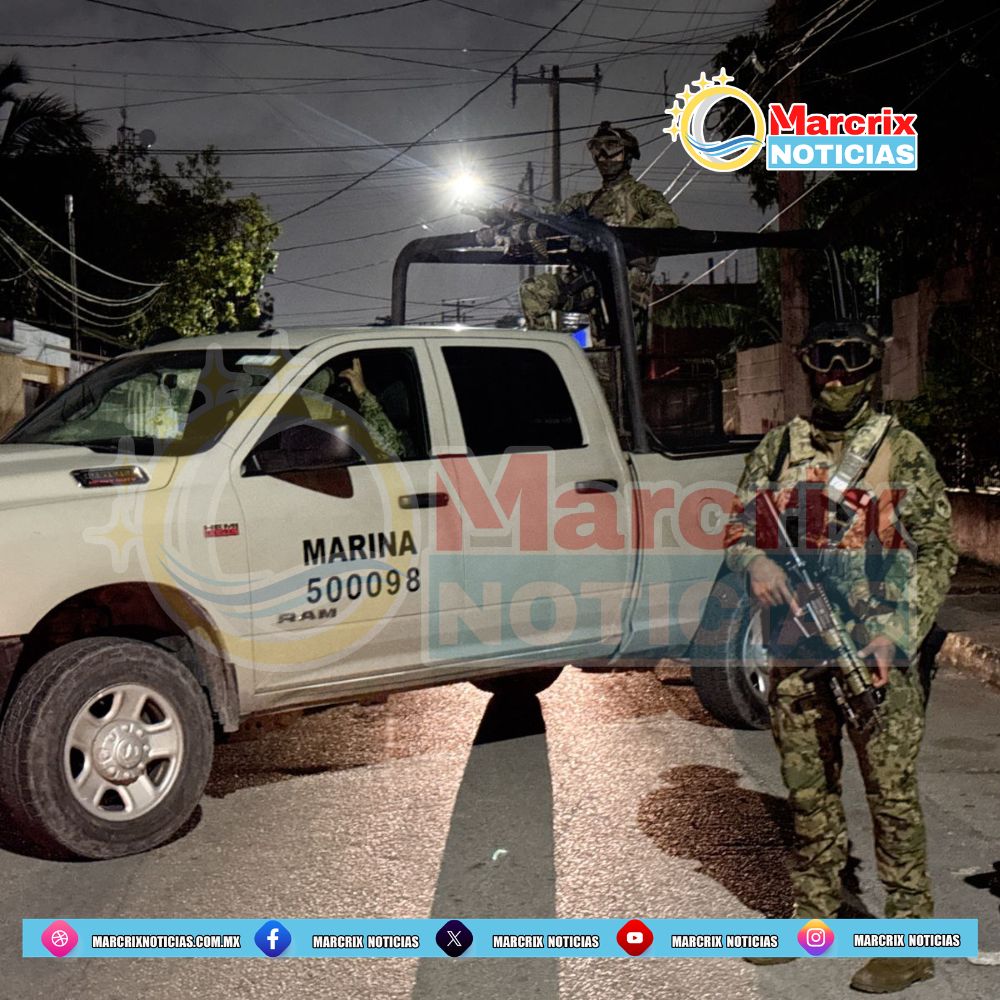 Fiscalía, Ejército y Guardia Nacional desplegaron un operativo en la Supermanzana 67 de Cancún, cerca de la Ruta 4.