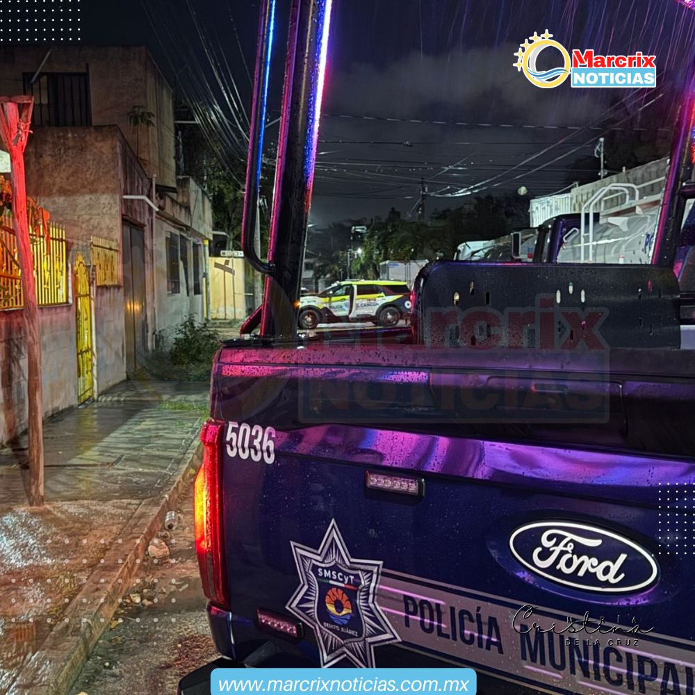 Desconocidos a bordo de motocicletas dispararon contra una vivienda en la Supermanzana 75 de Cancún. No hubo lesionados.