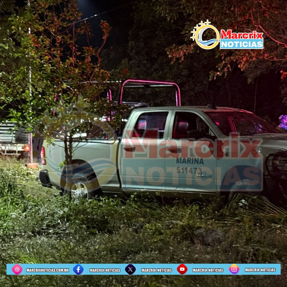 Cinco elementos de la Secretaría de Marina resultaron ilesos tras un accidente vial en la zona continental de Isla Mujeres.