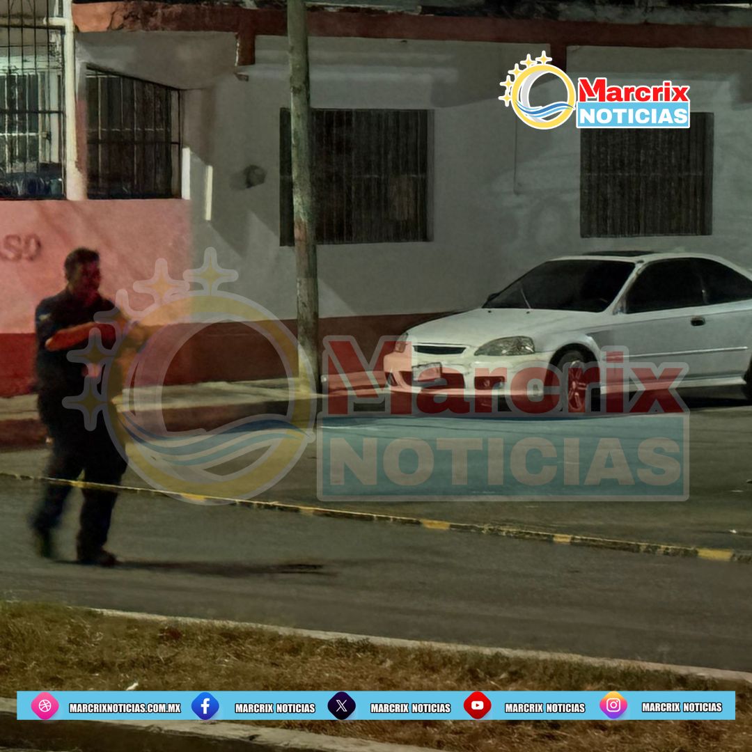 Baleado en la SM 100 de Cancún