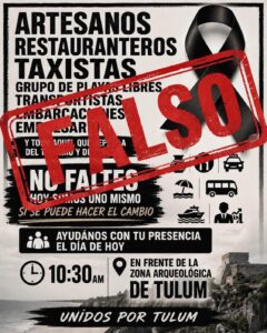 Playas Libres Tulum se deslinda de protesta convocada en redes sociales