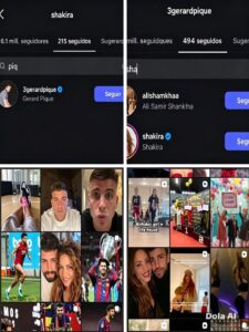 Shakira y Pique se vuelven a seguir en instagram 
