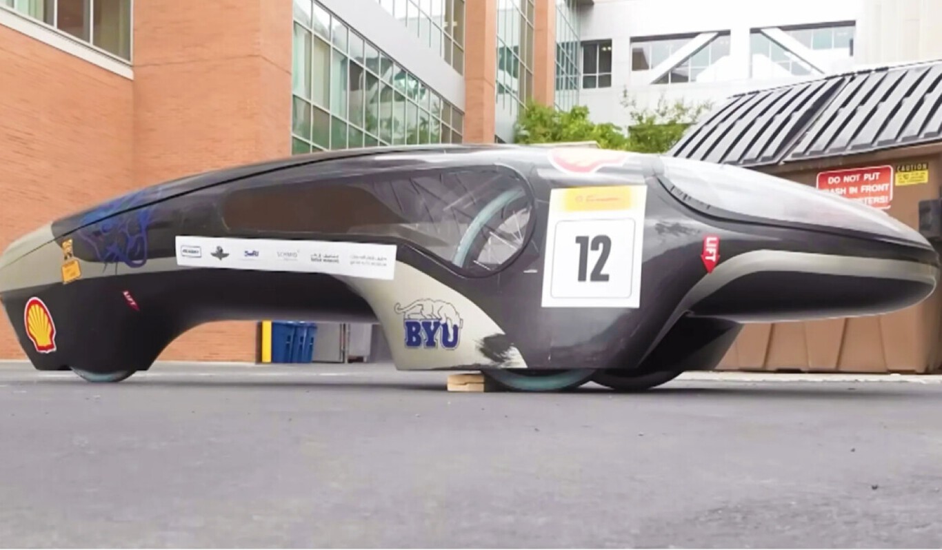 Estudiantes de Utah crean un carro ultraeficiente que rinde 911 km por litro