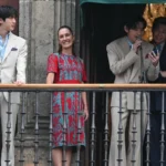 La Presidenta de México recibe a BTS en el Palacio Nacional