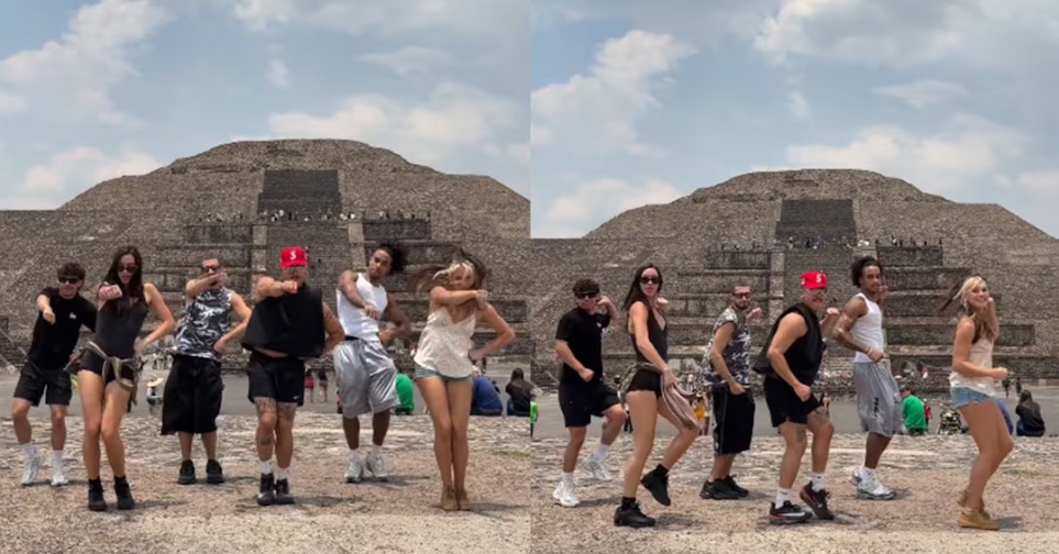 bailarines bts teotihuacán