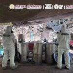 Más de una tonelada de metanfetamina incautada en operativo federal contra el CJNG