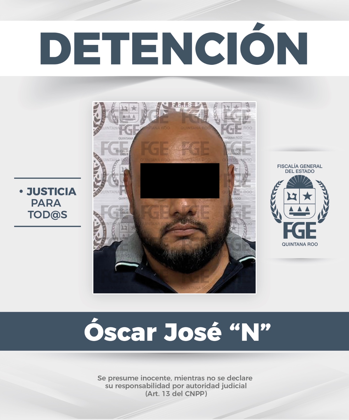 Detienen en Campeche a acusado de extorsión en Cancún