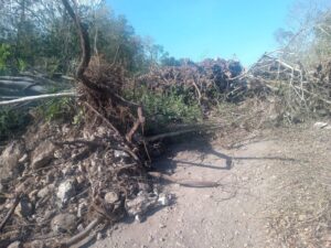 Vecinos de la zona continental de Isla Mujeres protestan por el cierre de un acceso