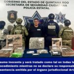 Detienen a taxista de Cancún cargado de droga en pleno horario de trabajo