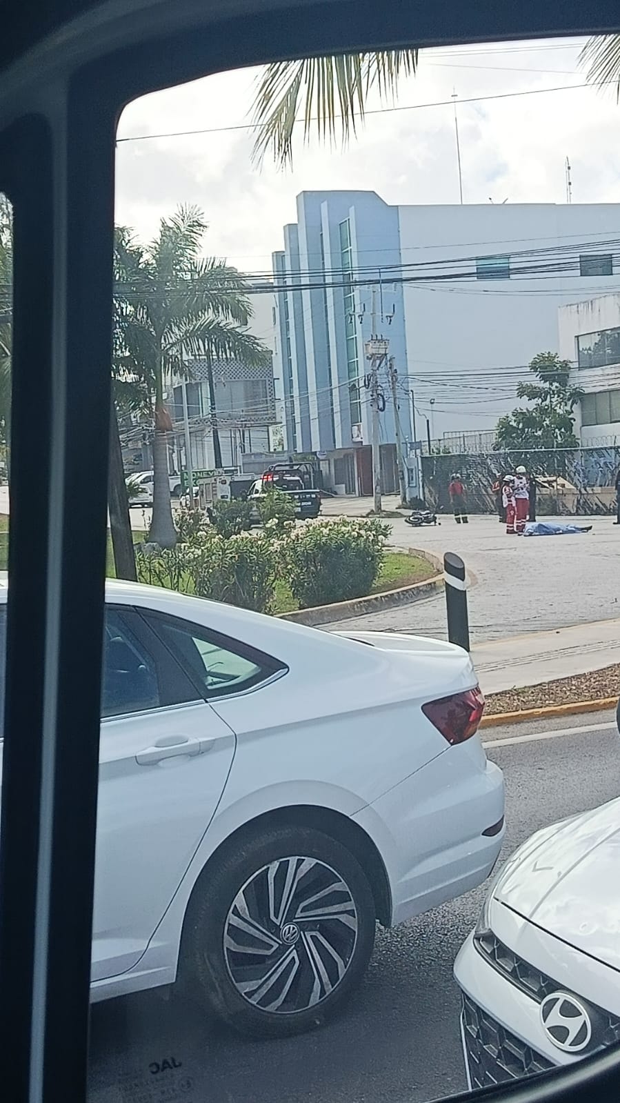 Muere motociclista en el Km 0 de Cancún, es el tercero del día