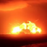 El cohete New Glenn de Blue Origin estalla en tierra durante prueba de fuego en Florida