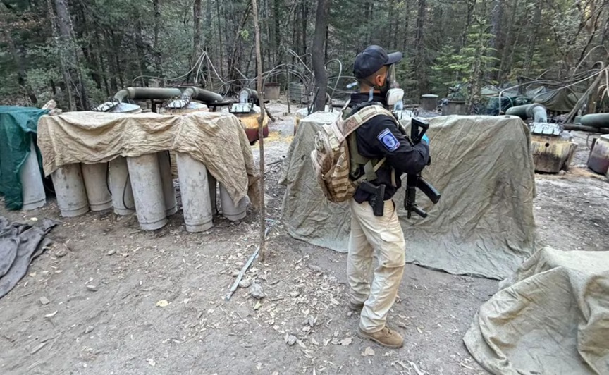 FGR revisa actuación militar tras el operativo en el narcolaboratorio de Chihuahua