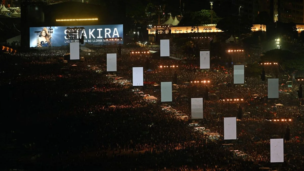 Shakira en Copacabana
