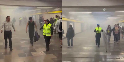 Riña en Metro La Raza