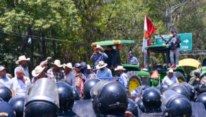 Protestas de agricultores generan bloqueos en CDMX