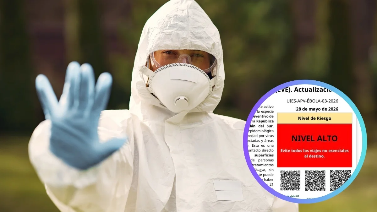 México activa alerta de ébola en África y recomienda no viajar al Congo, Uganda ni Sudán del Sur.