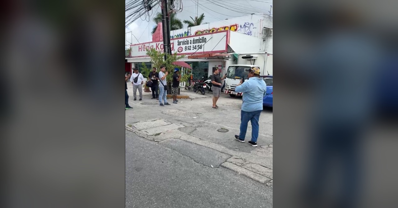 Manifestación termina mal en Cancún