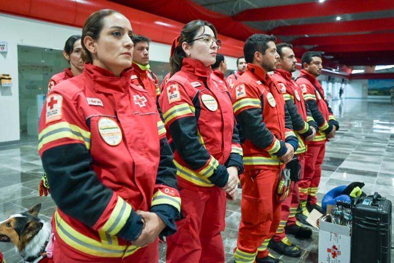 Cruz Roja Mexicana se suma a las labores de rescate en Venezuela