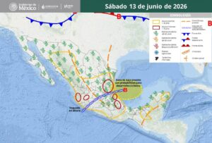 Lluvias fuertes y rachas de viento marcarán el sábado en Quintana Roo