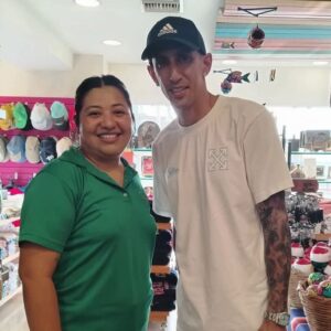 Recorre Ángel Di María las calles de Cozumel durante el Mundial 2026