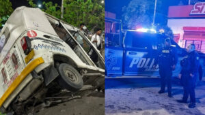 Patrulla choca contra mototaxi en Playa del Carmen