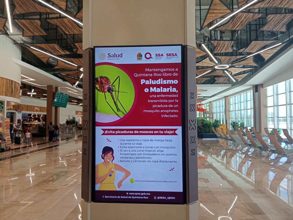 Refuerzan vigilancia sanitaria en aeropuertos y puertos de Quintana Roo
