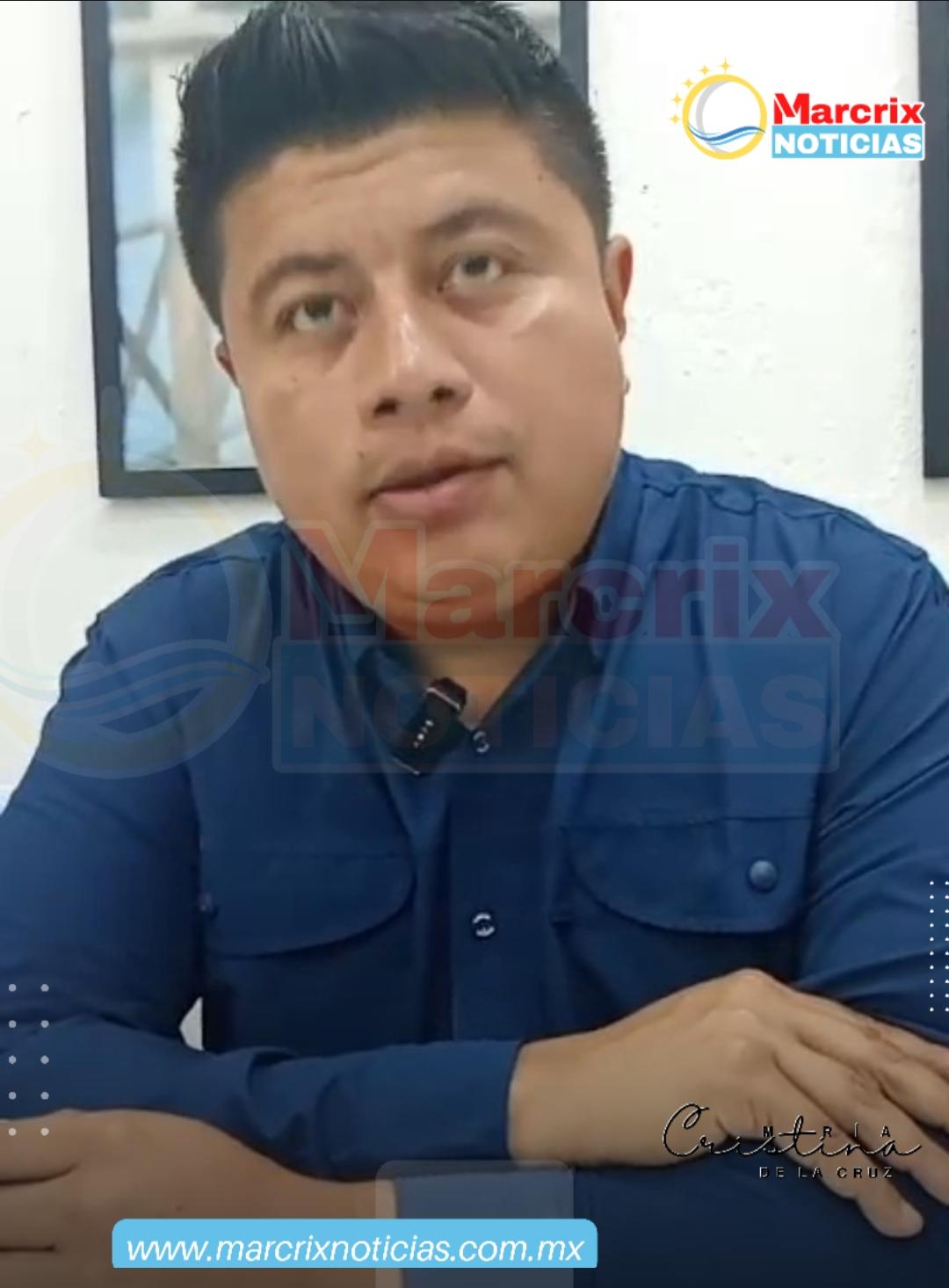Marcos Basilio, regidor del partido Morena en Benito Juárez.