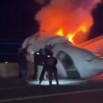 Se estrella jet privado en autopista de Texas; deja un muerto cerca de Laredo