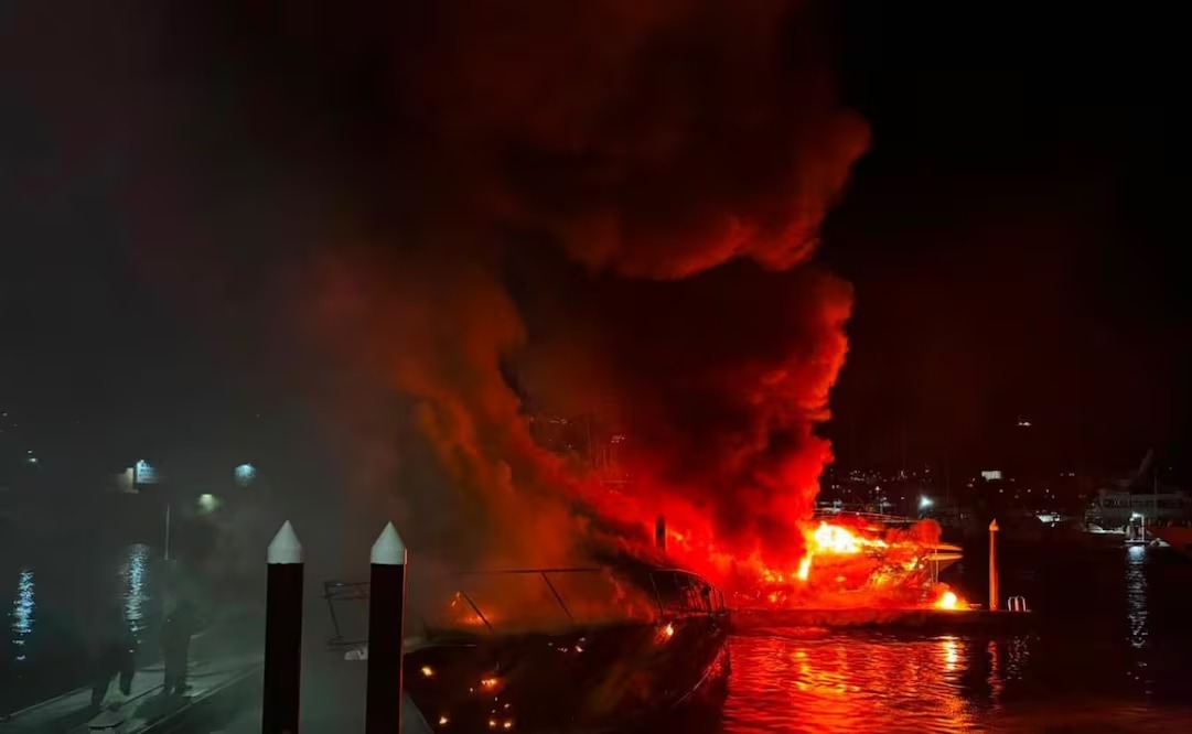 Incendio en la marina El Rey de Cabo San Lucas deja un fallecido