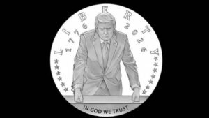 Moneda conmemorativa con imagen de Trump puede estar ligada al narco, advierten demócratas
