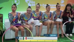 Conjunto de gimnasia rítmica cierra con plata y bronce en Campeonato Panamericano