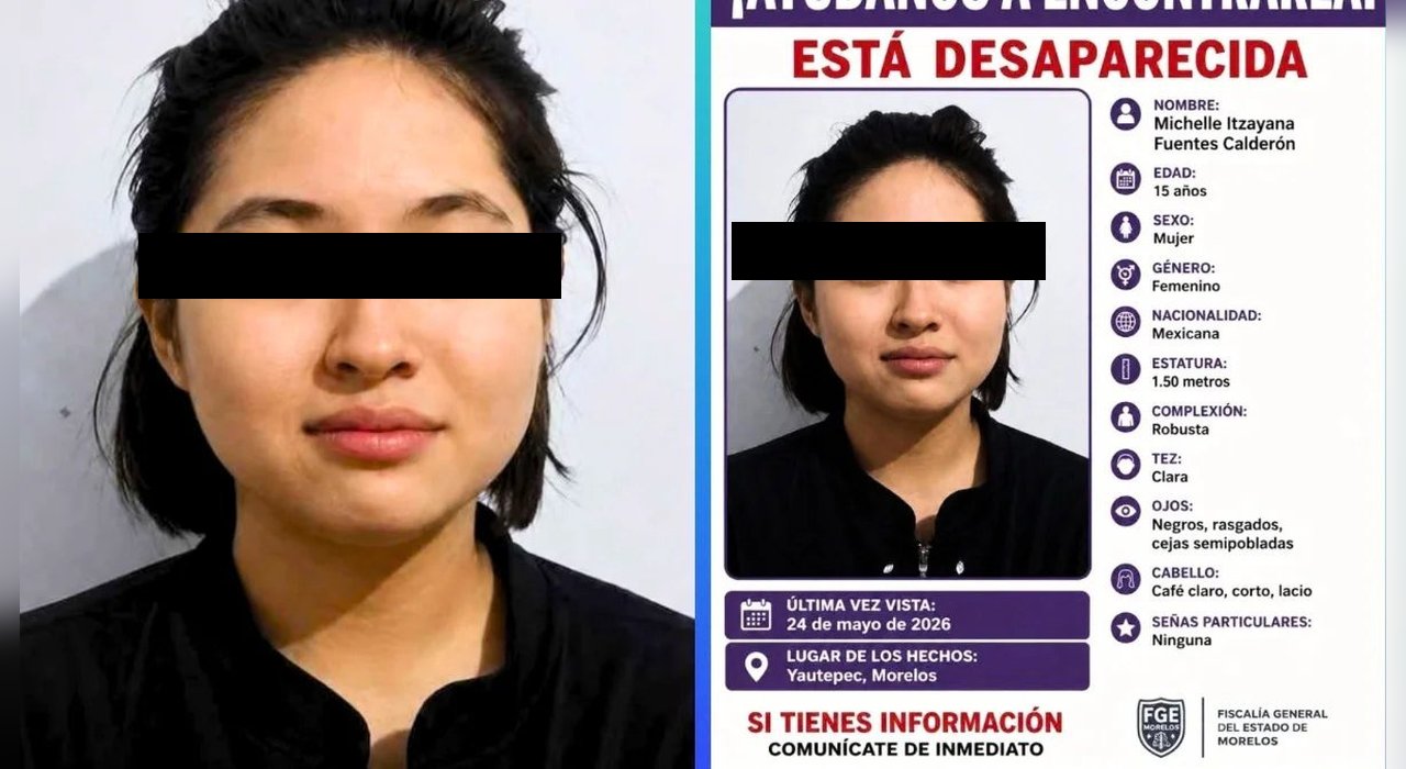 La Fiscalía de Morelos confirmó que los restos hallados cerca de Tepoztlán corresponden a Michelle Itzayana Fuentes.
