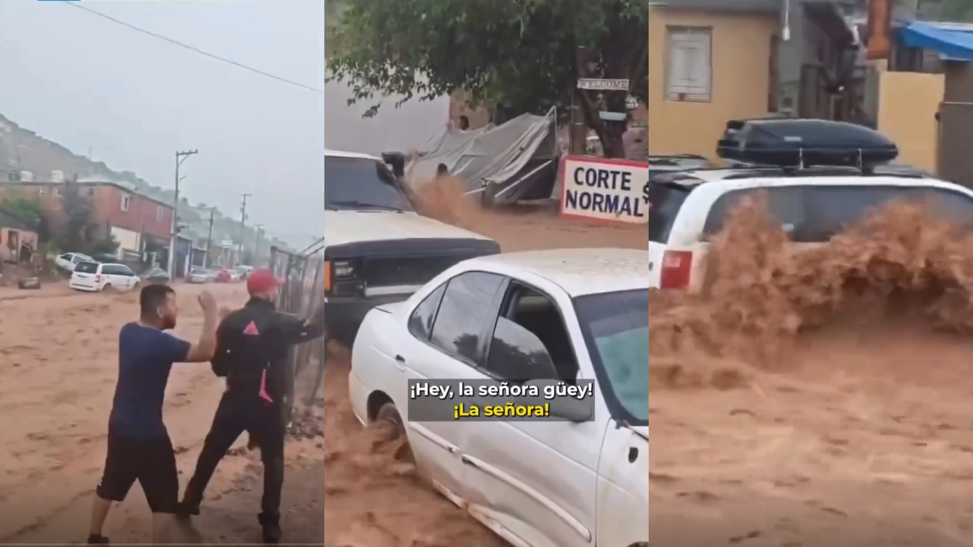 Rescatan a mujer tras ser arrastrada por la corriente en Nogales y lluvias dejan un muerto