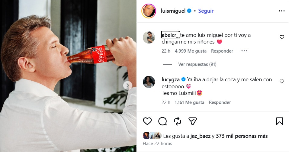 ¿Confirma que está bien? Luis Miguel reaparece en Instagram tras rumores sobre su salud