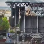 Colapsa escenario del Alien Sound Festival en Italia
