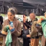 Rosalía recorrió La Lagunilla antes de una balacera